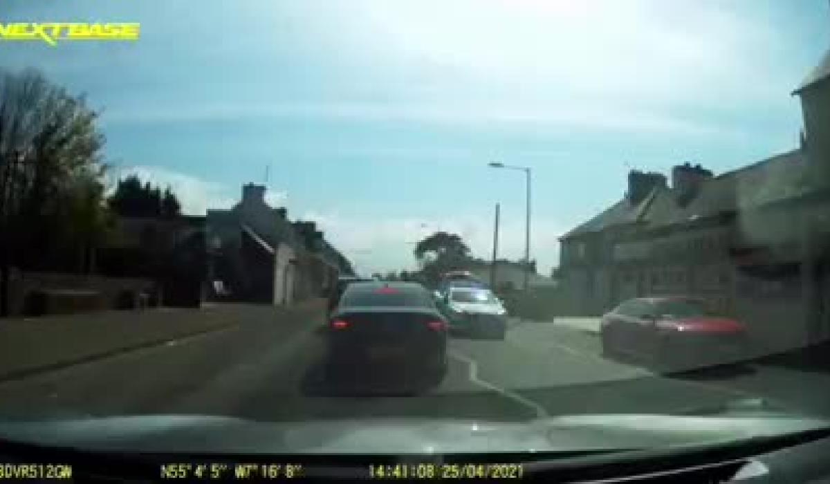 WATCH: Horrifying footage as Muff ‘joyrider’ slams Garda vehicle [Video]