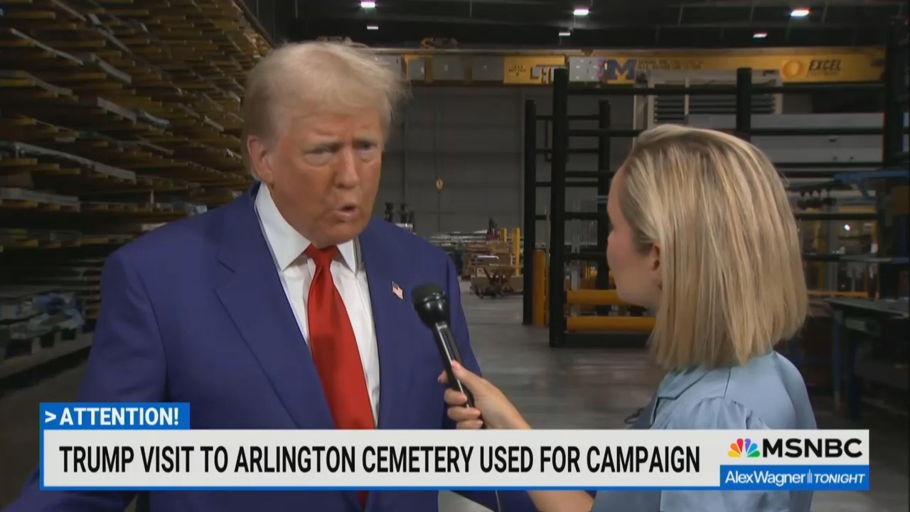 Trump Tries to Shift Blame For Arlington Campaign Scandal [Video]