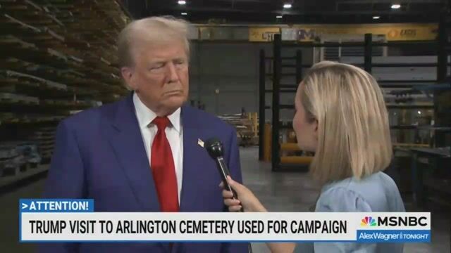 Trump claims his Arlington National Cemetery photo-op controversy was a setup by the people in the administration. [Video]