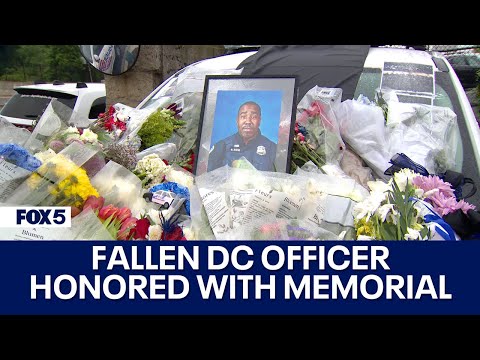 Fallen DC officer honored with memorial, procession after accidental shooting [Video]