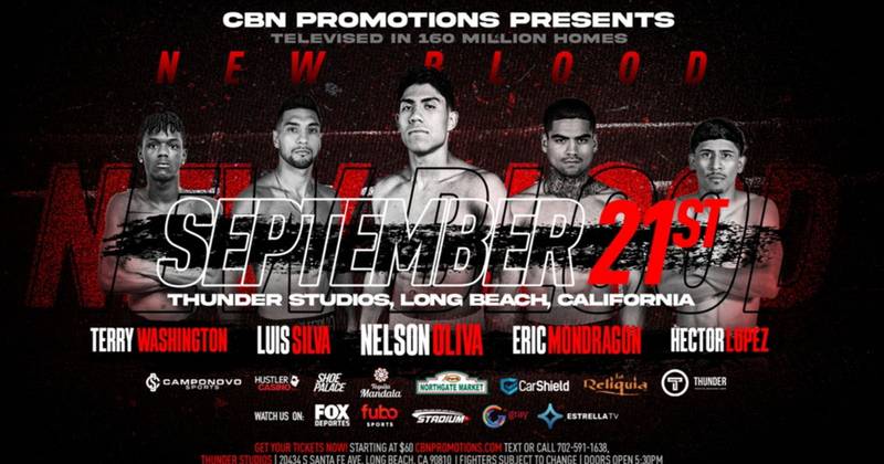 Unbeaten Middleweight Nelson Oliva Headlines CBN Promotions Card on September 21 [Video]