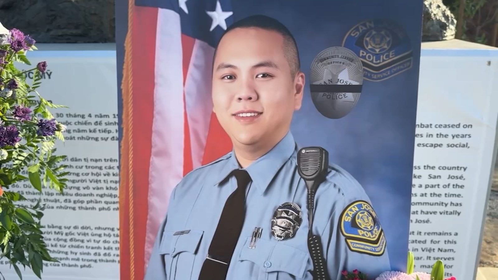 Long Pham: Memorial held for San Jose Police Department community service officer killed in line of duty at SAP Center [Video]