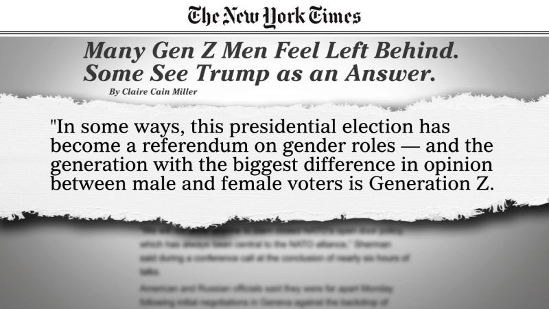 Widest Gender Gap among Gen-Z Voters [Video]