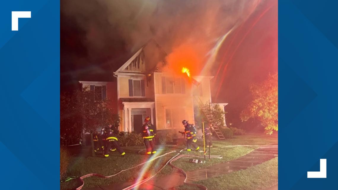 House fire in Carmel possibly caused by lightning [Video]