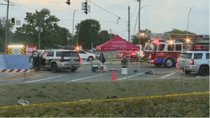 Two Dead & Officer Hurt in Plainfield Crash [Video]