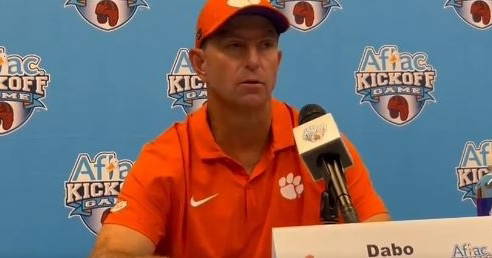 WATCH: Dabo Swinney reacts to blowout loss to Georgia [Video]