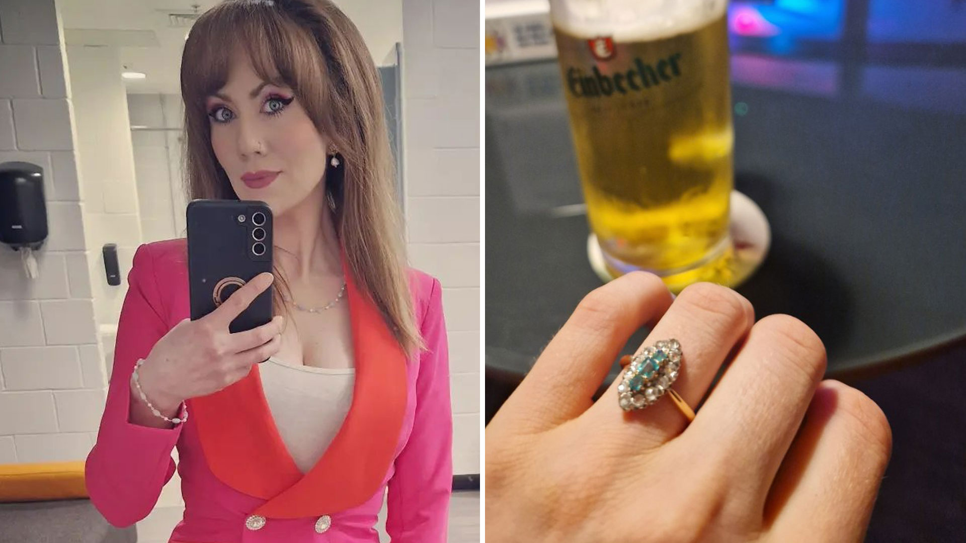 Sky Sports Darts host gets engaged at German Championships as she jokes fiance ‘bought ring to propose to Steve Beaton’ [Video]