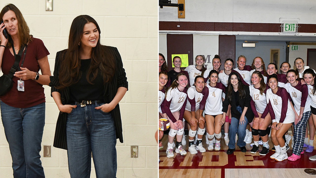 Selena Gomez surprises high school volleyball team during film festival trip [Video]