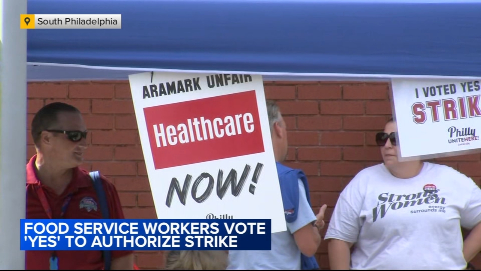 Majority of Aramark workers vote to authorize strike against operations at Citizen’s Bank Park in Philadelphia [Video]