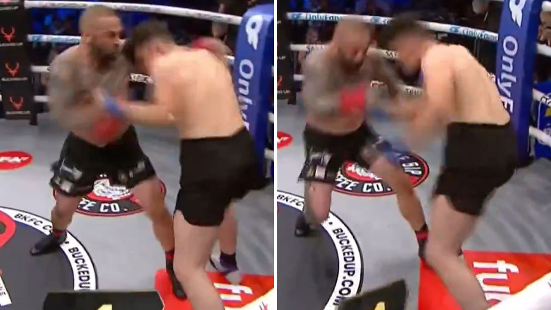 Sickening moment fighter snaps ankle mid-fight before slipping it back into place as if nothing happened [Video]