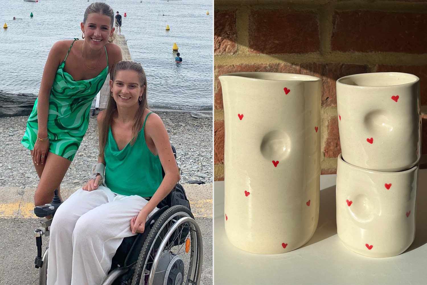 Painter Paralyzed as a Teen Works with Sister to Create, Sell Pottery (Exclusive) [Video]