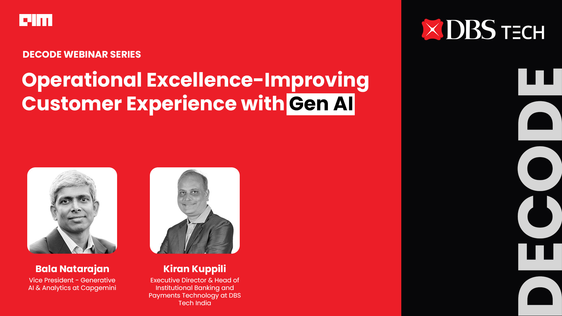 DECODE: Operational ExcellenceImproving Customer Experience with GenAI [Video]