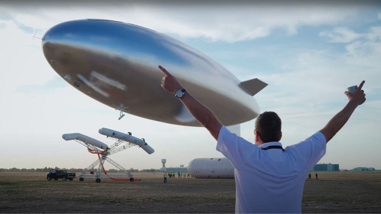 Solar-powered blimp could bring high-speed internet to your area [Video]