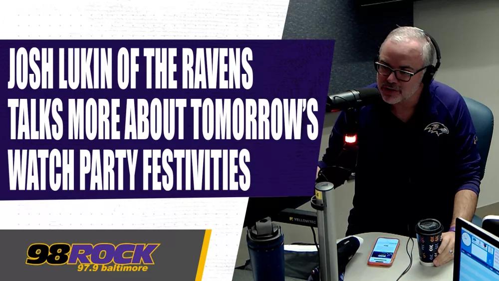 Josh Lukin of the Ravens Stops by to Detail Tomorrow’s Watch Part [Video]