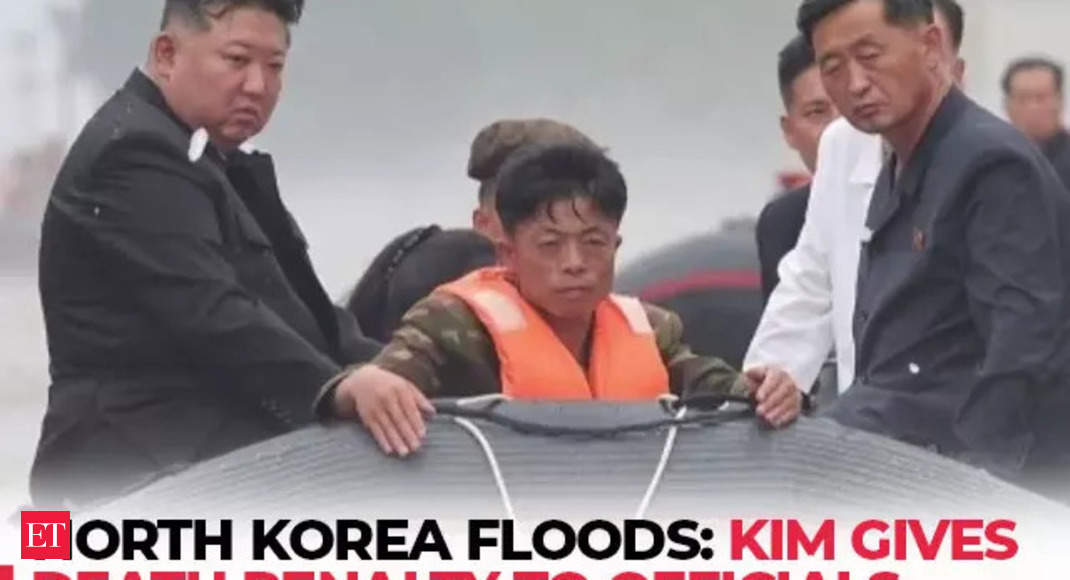 North Korea floods: Kim Jong Un allegedly executes govt officials for their ‘failure’, says report – The Economic Times Video