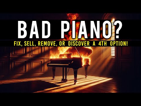 Bad Piano? Fix, Sell, Remove, or Discover a 4th Option! [Video]