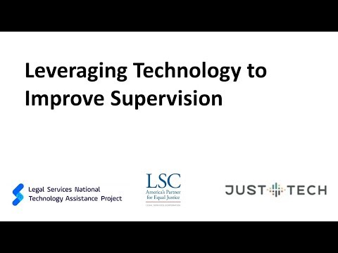 Using Technology as a Supervision Tool [Video]