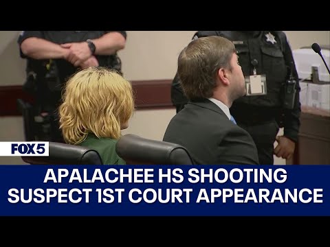 Apalachee High School shooting suspect Colt Gray makes first court appearance [Video]