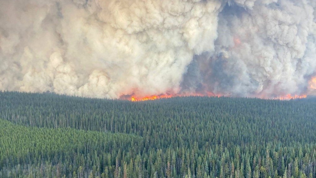 B.C. wildfires show increased activity, triggering evacuation alert [Video]