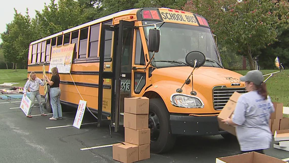 ‘Stuff The Bus’ event brings school and health supplies to three school districts in Pennsylvania [Video]