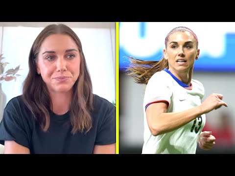 Watch Alex Morgan Tears Up Announcing Soccer Retirement & Pregnancy Celeb News [Video]