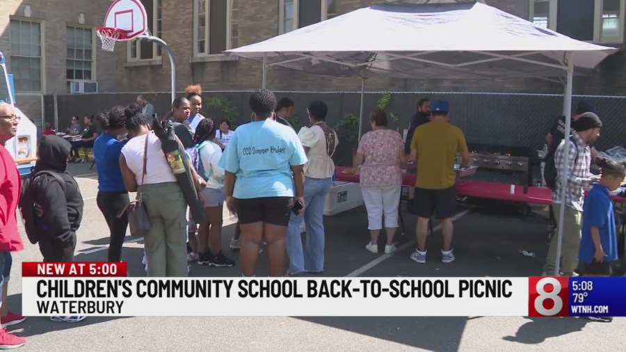 Childrens Community School in Waterbury has back-to-school picnic [Video]