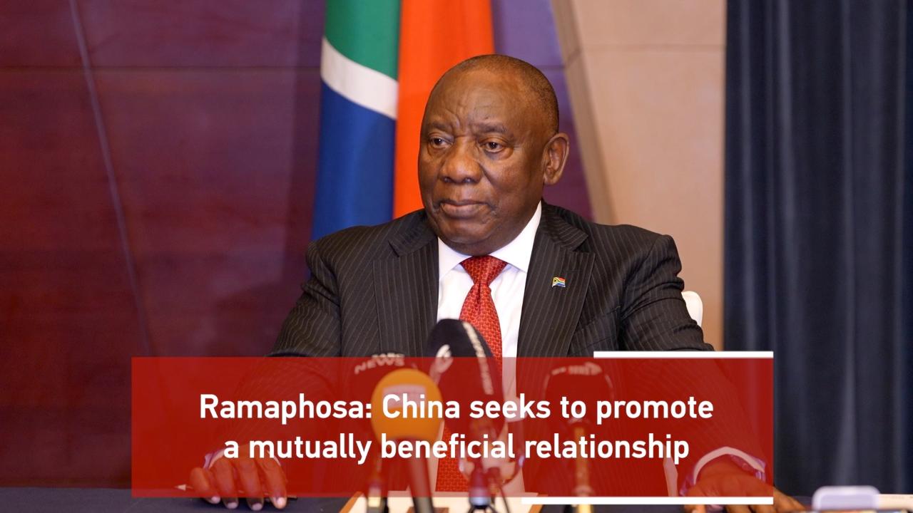 Ramaphosa: China seeks to promote a mutually beneficial relationship [Video]