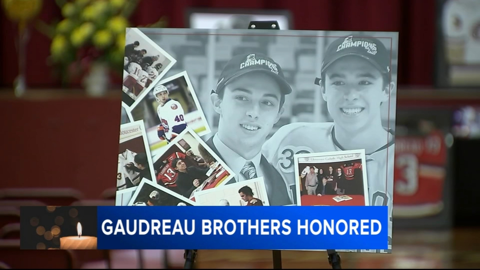 Prayer service at Gloucester Catholic High School honors Johnny and Matthew Gaudreau [Video]