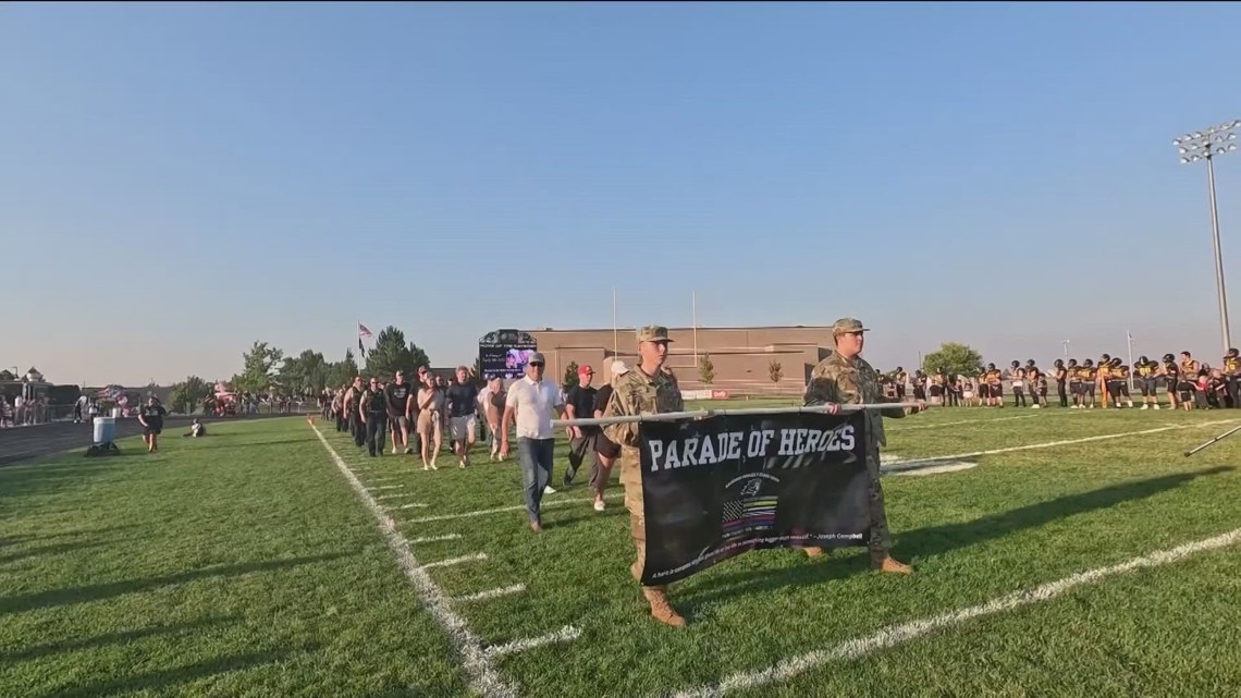 Late deputy Tobin Bolter’s family guests of honor at football game [Video]