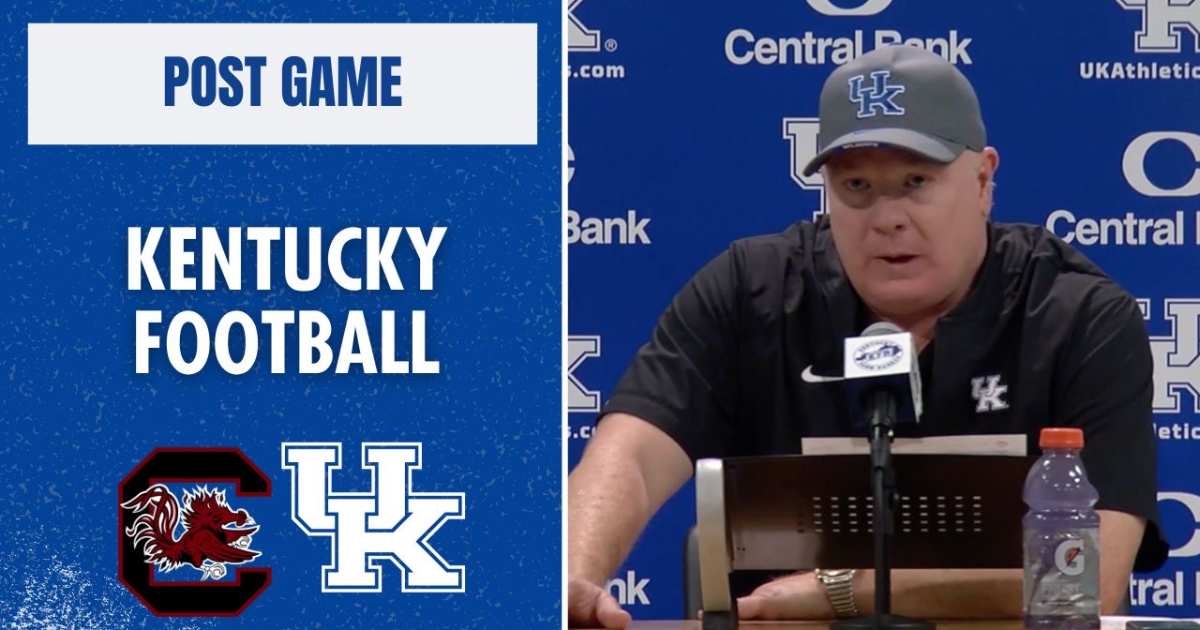 WATCH: Mark Stoops after Kentucky’s loss to South Carolina [Video]