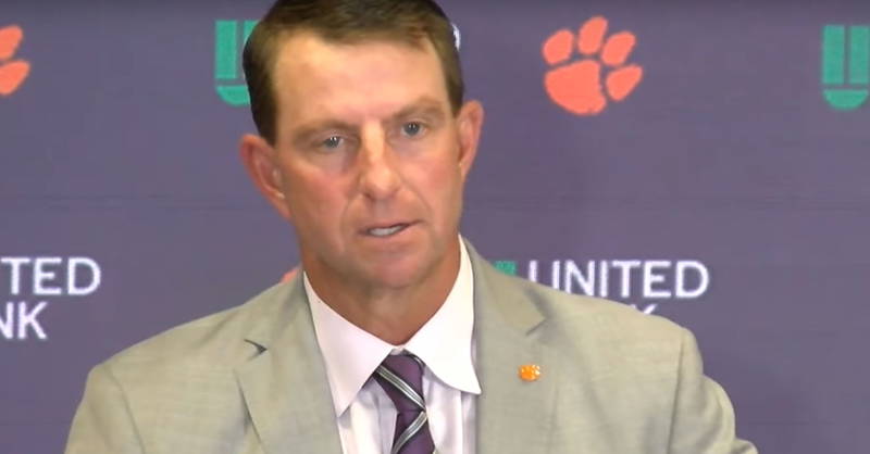 WATCH: Dabo Swinney on Diondre Overton’s passing, reacts to blowout win over App State [Video]