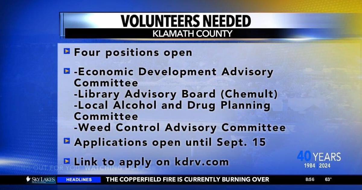 Klamath County seeking volunteers to advise county | News [Video]