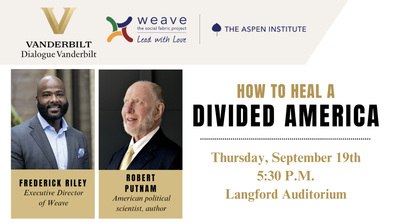 Robert Putnam, political scientist and author of Bowling Alone, comes to Vanderbilt Sept. 19 [Video]