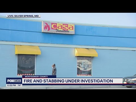 Montgomery County officials investigating after woman found stabbed amid fire at furniture store [Video]