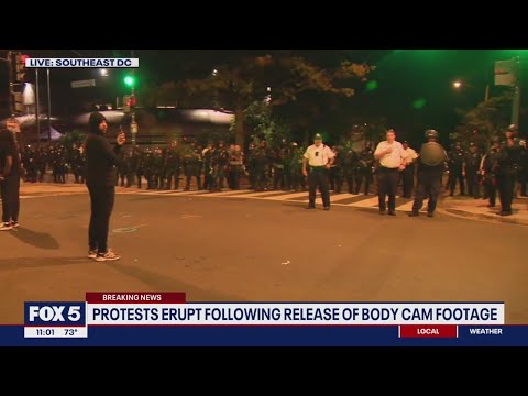 Protests erupt in DC following release of deadly police body cam footage [Video]