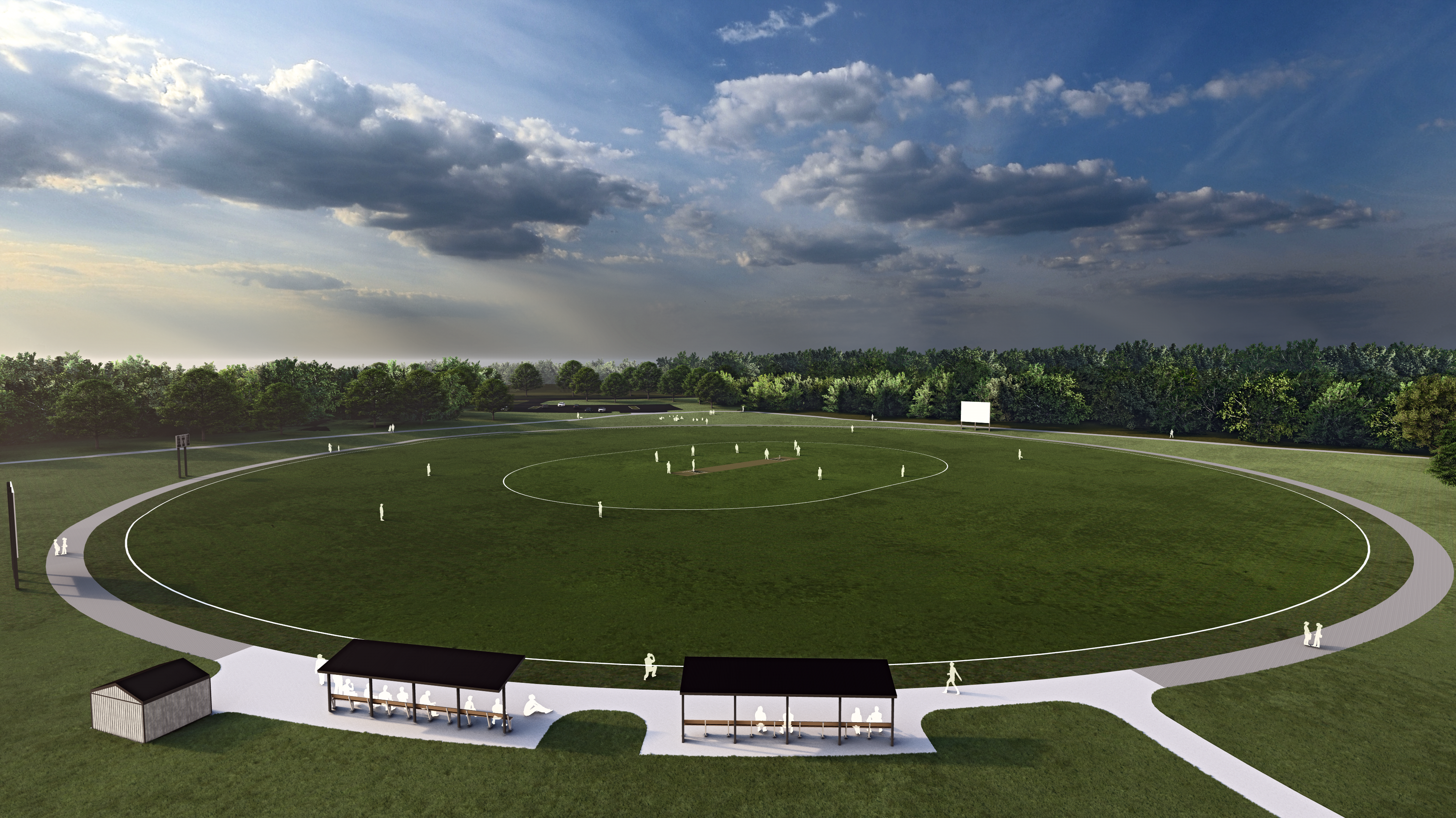 New regulation size cricket field coming to Troy [Video]