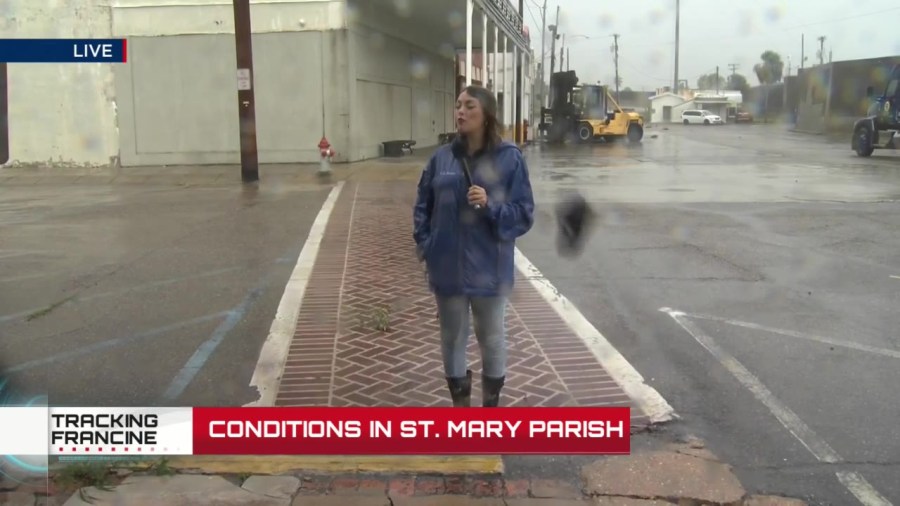 Here is the latest on Francine from St. Mary Parish [Video]