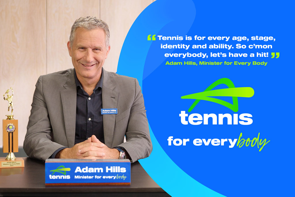 Adam Hills reveals motivation for fronting Tennis for Every Body campaign | 12 September, 2024 | All News | News and Features | News and Events [Video]