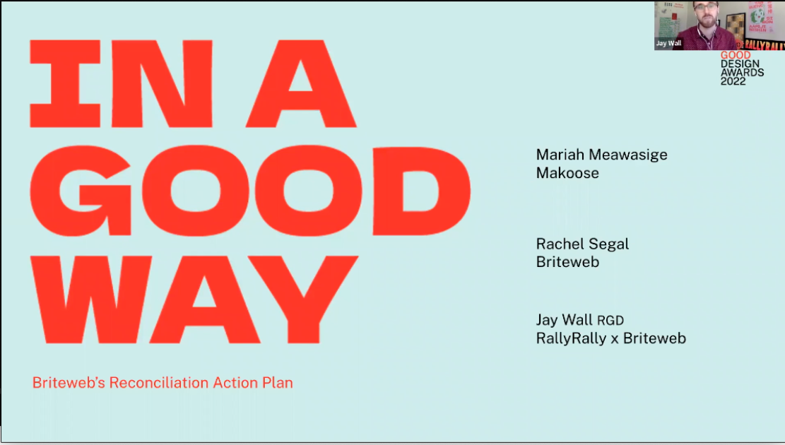 RGD Webinar: In a Good Way: Briteweb’s Reconciliation Action Plan [Video]