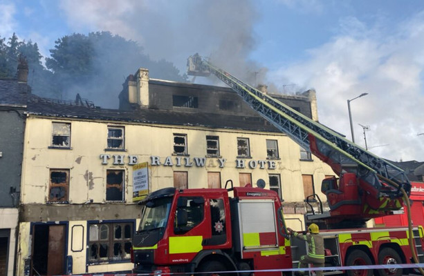 Fire at derelict hotel in Co Fermanagh was likely deliberate, says NI Fire Service [Video]