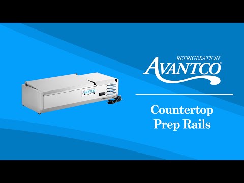 Avantco Countertop Prep Rails [Video]