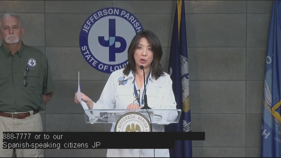 Full press conference: Jefferson Parish President Cynthia Lee Sheng provides update on Hurricane Francine [Video]