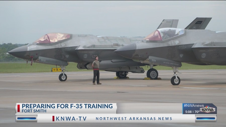 Ebbing Air National Guard Base exercise brings F-35s to Fort Smith [Video]