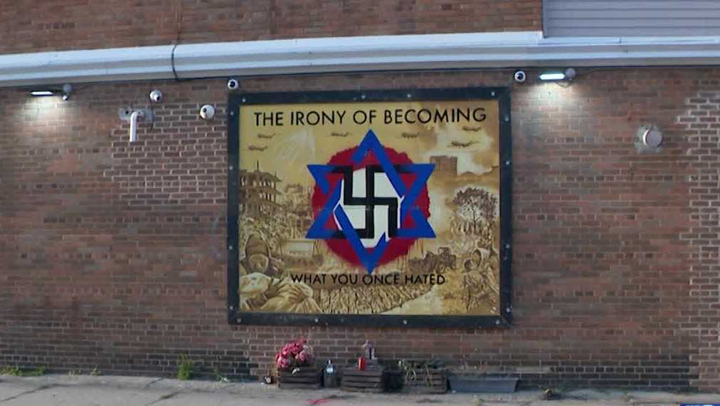 Milwaukee mural intertwines Star of David with swastika [Video]