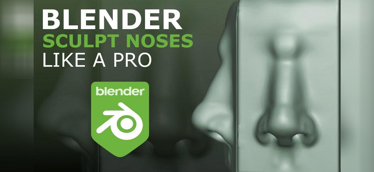 Learn how to Sculpt A Nose in Blender [Video]