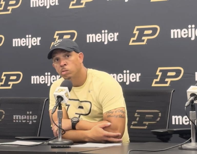 VIDEO: Purdue press conferences after 66-7 loss to Notre Dame [Video]