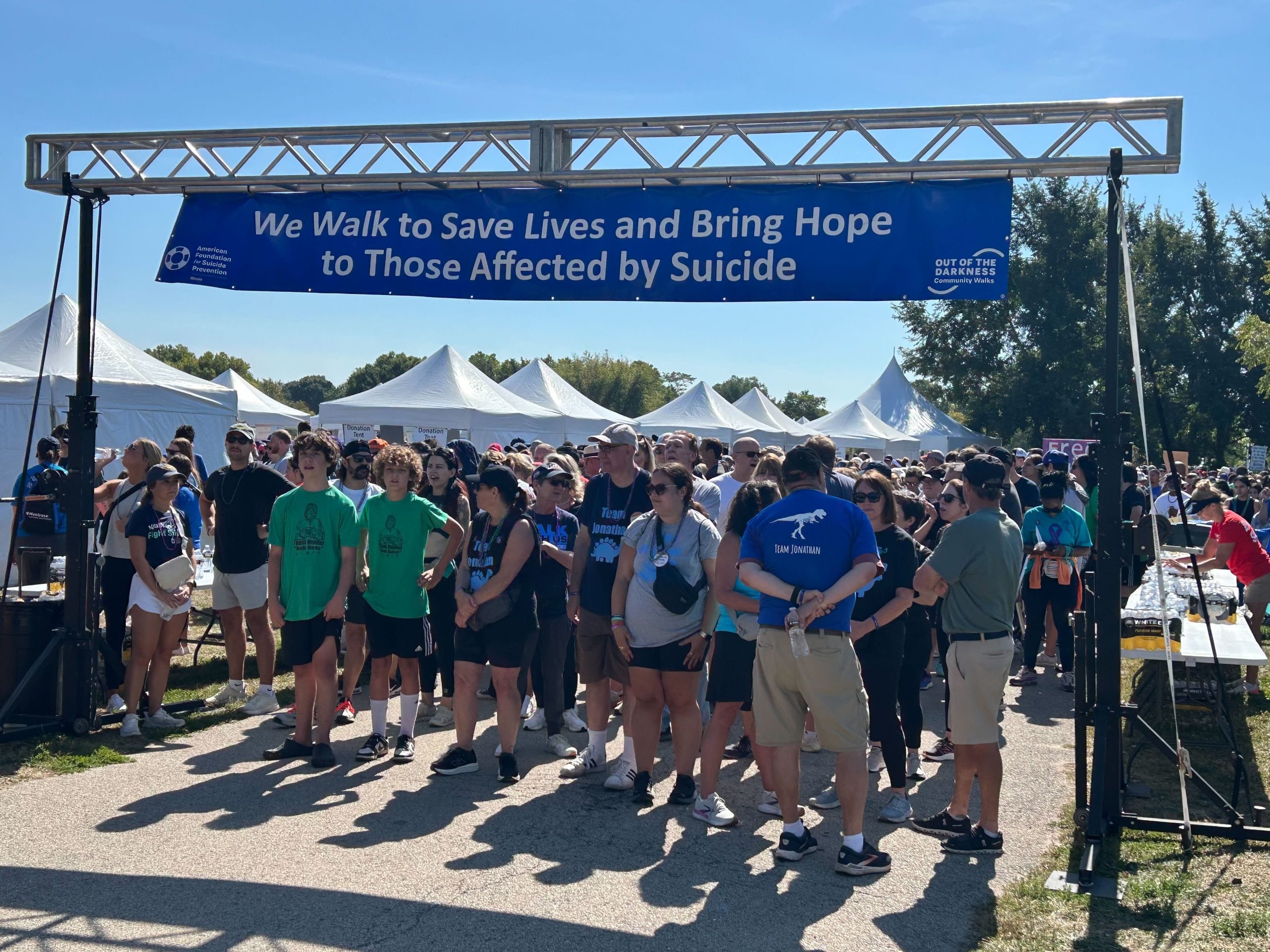 Out of the Darkness Walk raises money for suicide prevention [Video]