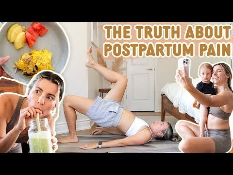 My Fitness Routine as a Mom of 2 (The TRUTH about Postpartum Pain) [Video]