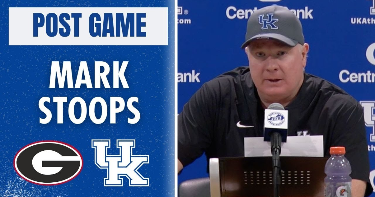 Mark Stoops’ Press Conference after Kentucky’s loss to Georgia [Video]