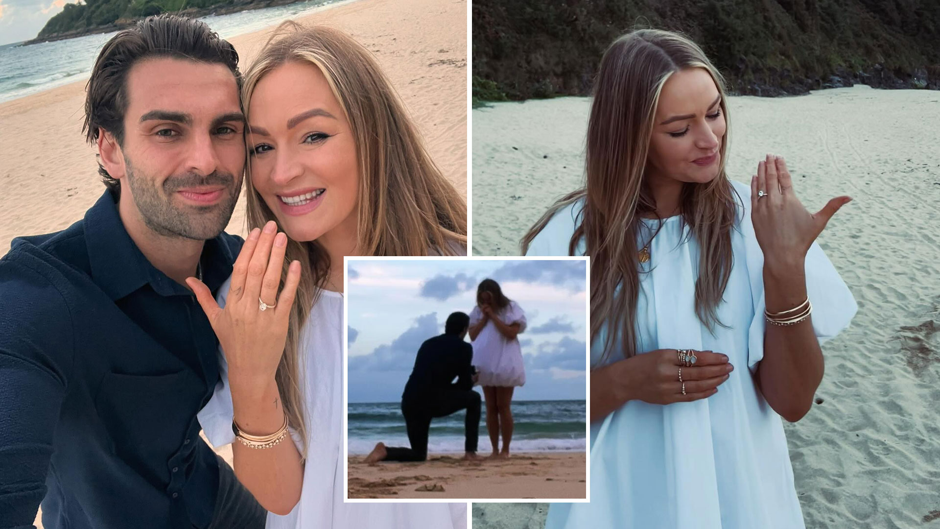 Laura Woods gets engaged to boyfriend Adam Collard at ‘the place we fell in love’ as she posts emotional 36-word message [Video]